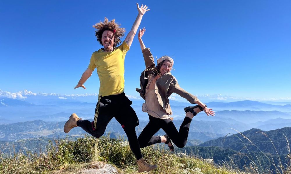 So here we are in an incredible place: Mount Mahabharat